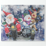 Funny Christmas Wrapping Paper Happy Best Friends<br><div class="desc">Happy Christmas Best Friends Funny Wrapping Paper - MIGNED Painting Design - Customizable</div>