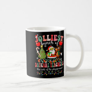 Funny Christmas Xmas Jolliest Bunch Of Daycare Tea Coffee Mug