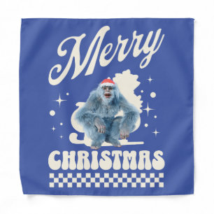 Funny Christmas Yeti Holiday Humor Bandana
