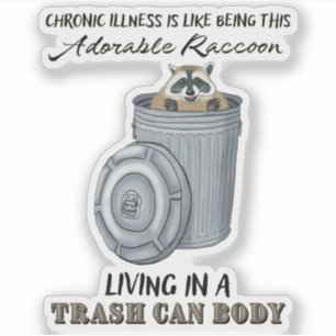 Funny Chronic Illness Sticker Chronic Illness Joke