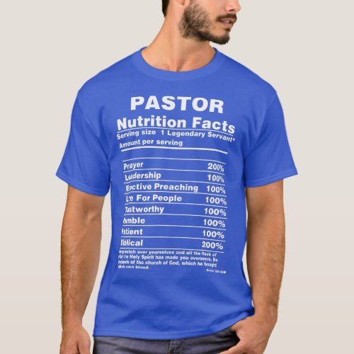 Funny Church Pastor Clergy Appreciation For Men an T_Shirt