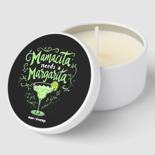 Funny Cinco De Mayo Mamacita Needs A Margarita Mini Candle Favors