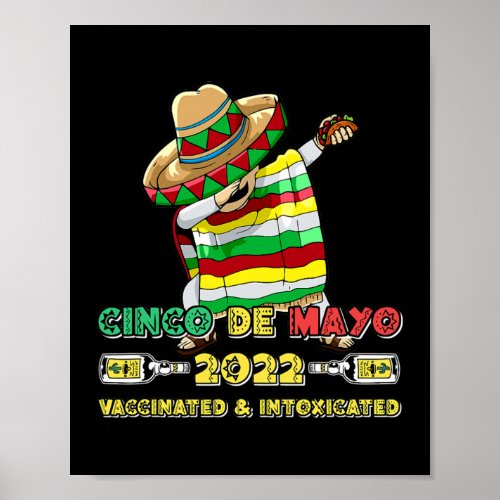 Funny Cinco De Mayo Party Mexican Attire 2022  Poster
