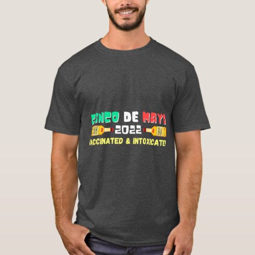 Funny Cinco De Mayo Party Mexican Attire 2022  ret T_Shirt