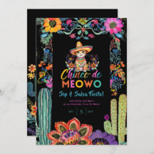 Funny Cinco De Mayo Sip and Salsa Cat FIESTA