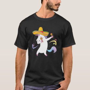 Funny Cinco De Mayo Unicorn Cute Costume Mexican F T-Shirt