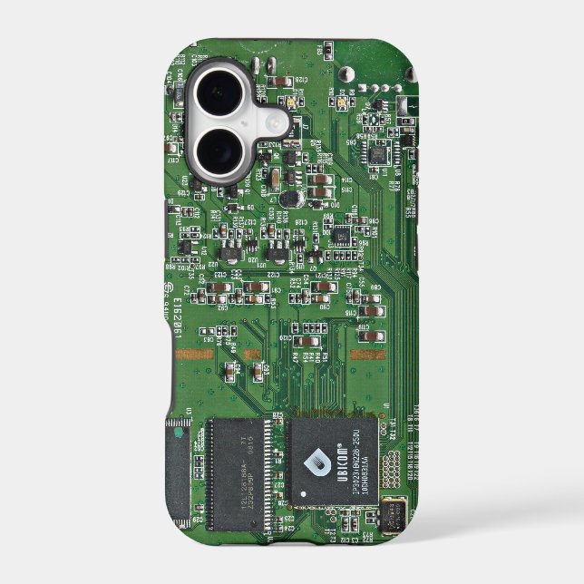 Funny circuit board iphone case (Back)