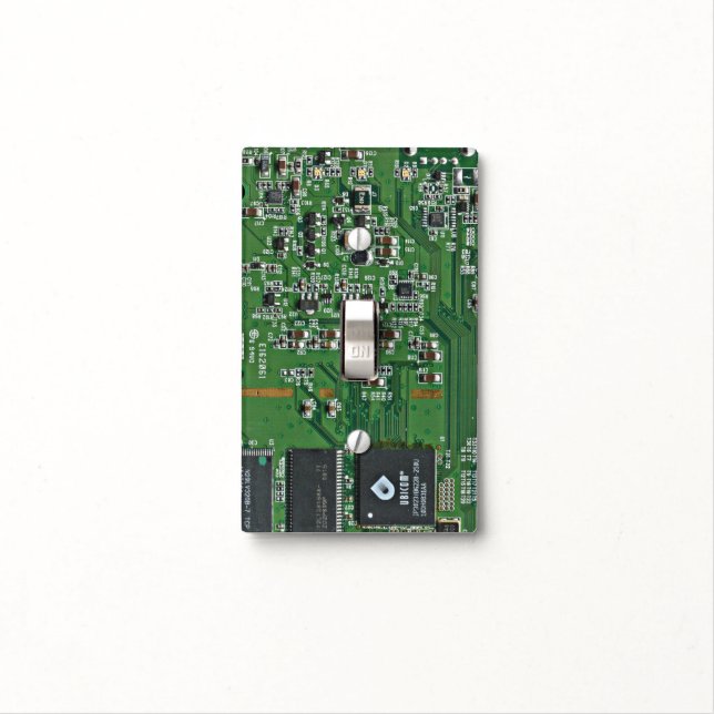 Funny circuit board light switch cover (In Situ)