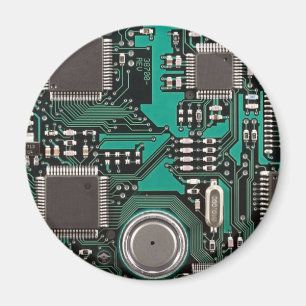 Funny circuit board magnet