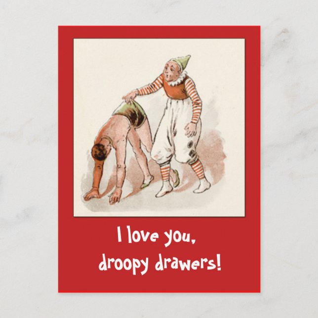 Funny Circus Poster (Maybe Risque!) Card (Front)
