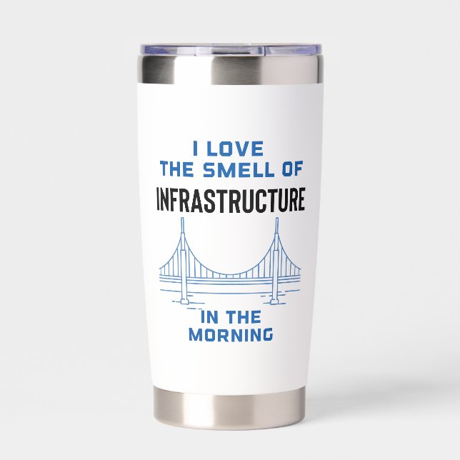 Funny Civil Engineering Bridge Engineer Insulated Tumbler (Front)