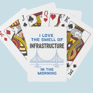 Funny Civil Engineering Bridge Engineer Poker Cards
