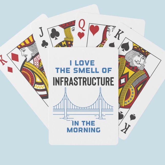 Funny Civil Engineering Bridge Engineer Poker Cards (Creator Uploaded)