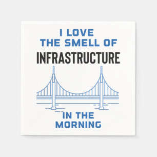 Funny Civil Engineering Graduation Party Napkins