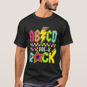 Funny Ck To School Lightning Bolt Pre K Rock Kids T-Shirt