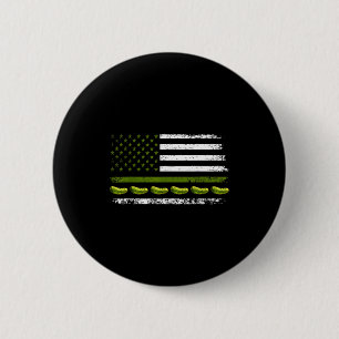Funny Ckle Cuber Us American Flag For Ckle Lovers Button