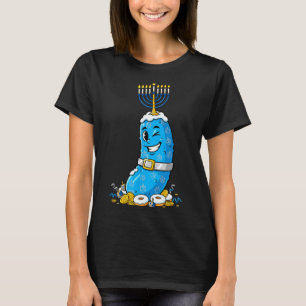 Funny Ckle Dreidel Menorah Hanukkah Kids Womens Me T-Shirt