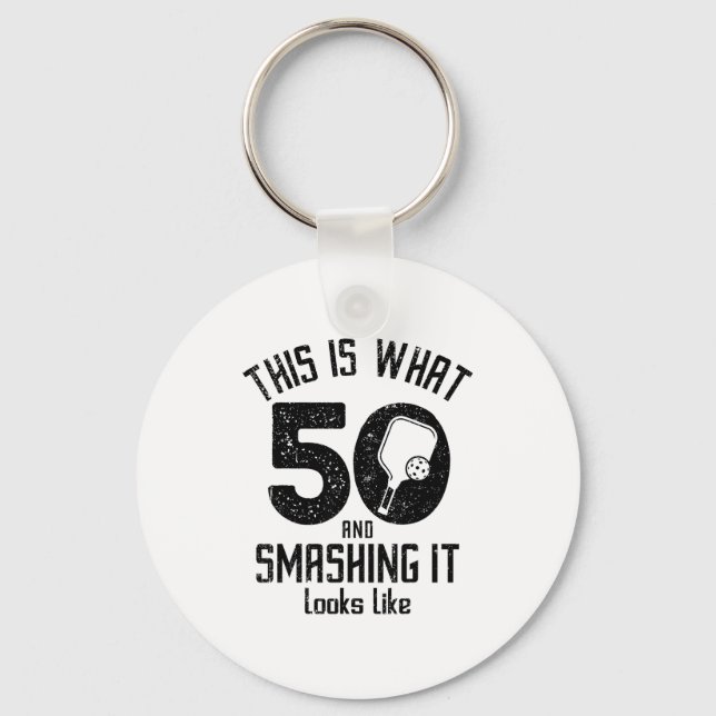 Funny Ckleball 50th Birthday 50 Years Old Love Ckl Keychain (Front)