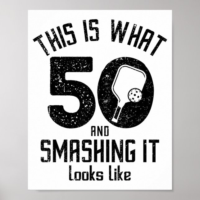 Funny Ckleball 50th Birthday 50 Years Old Love Ckl Poster (Front)