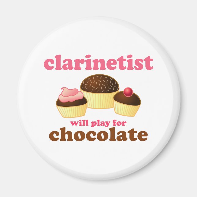 Funny Clarinet Magnet (Front)