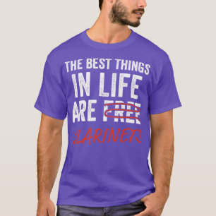 Funny Clarinet Player Clarinetist Best Things in L T-Shirt