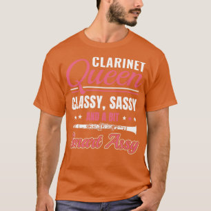 Funny Clarinet Player Clarinetist Clarinet Queen T-Shirt