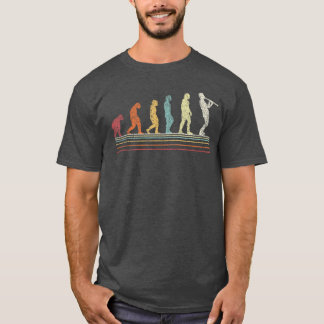 Funny Clarinet Player Evolution Musician Retro Vin T-Shirt