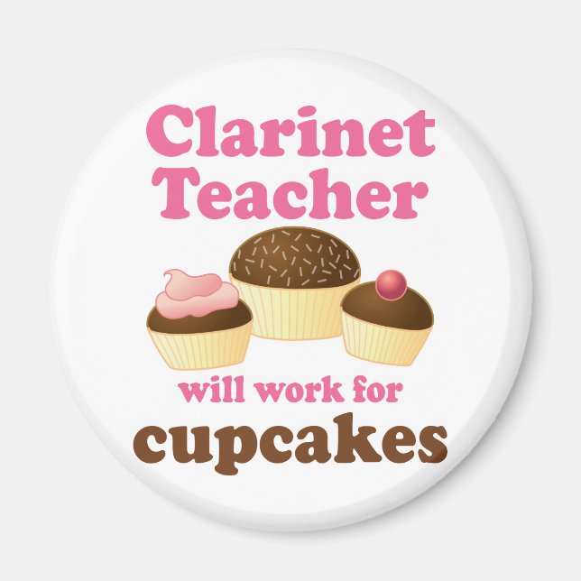Funny Clarinet Teacher Magnet (Front)