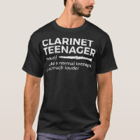 Funny Clarinet Teenager Definition For Clarinetist