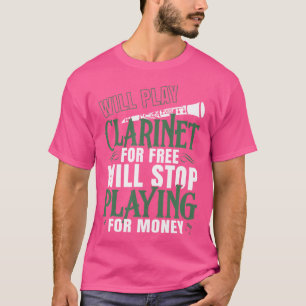 Funny Clarinetist Marching Band Orchestra T-Shirt
