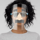 Funny Classic Disguise | Mustache & Eyeglasses Face Shield (Insitu)