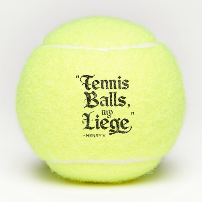 Funny Classic Sports Player Tennis Balls (Front)