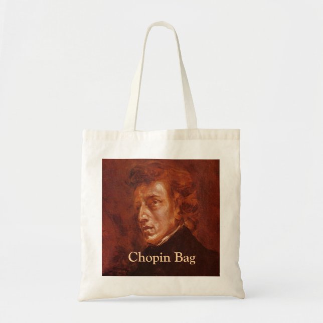 Funny Classical Chopin Bag - budget 1-side print (Front)