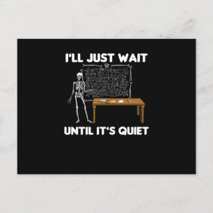 Funny Classroom Teacher Professor Educator Stateme Postcard