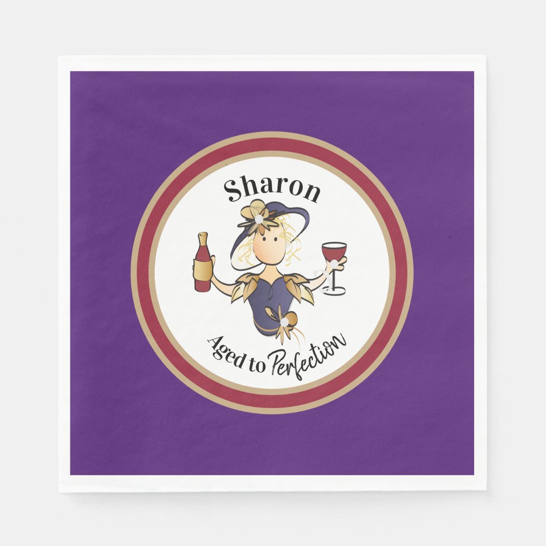 Funny Classy Sassy Personalized for Her Birthday Napkins Zazzle