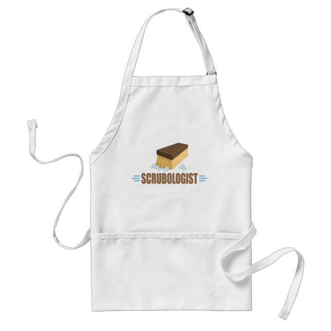 Funny Cleaning Adult Apron (Front)
