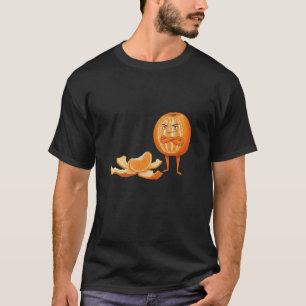 Funny Clementine Humor Art Fruit Design T-Shirt
