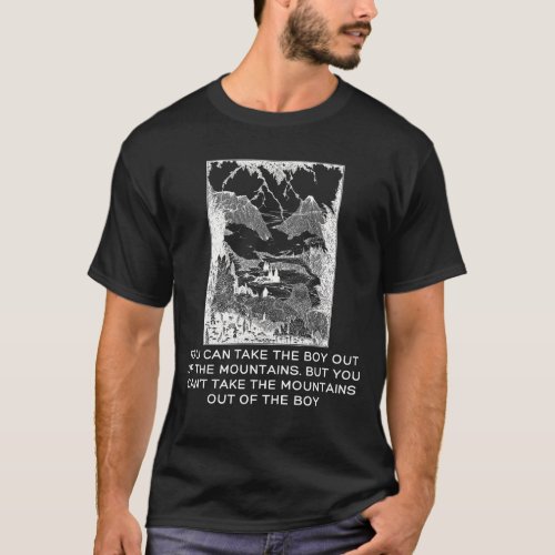Funny Climbing Hiking with Native Indian Quote T_Shirt
