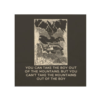 Funny Climbing, Hiking with Native Indian Quote Wood Wall Art