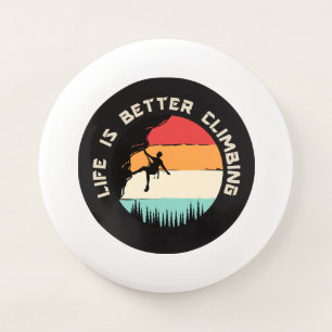 Funny Climbing Wham-O Frisbee