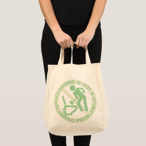 Funny Clogger Clogging Green Tote Bag