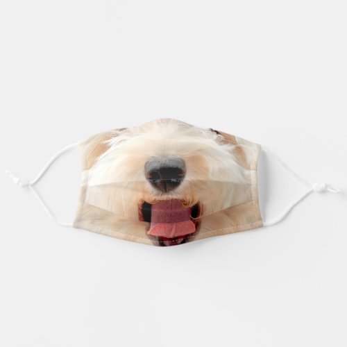 Funny Close Up Dog Tongue Adult Cloth Face Mask