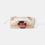 Funny Close Up Dog Tongue Adult Cloth Face Mask (Front, Folded)