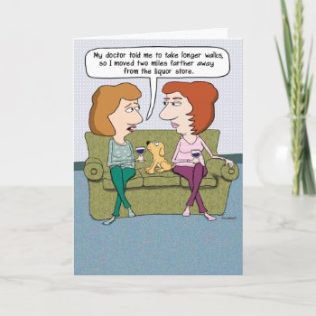 Funny Closer To Liquor Store Birthday Card by chuckink at Zazzle