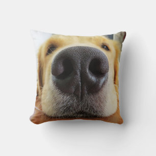 FUNNY CLOSEUP DOG PHOTO PILLOWS
