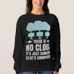 Funny Cloud Computing Design for Programmer Develo Sweatshirt