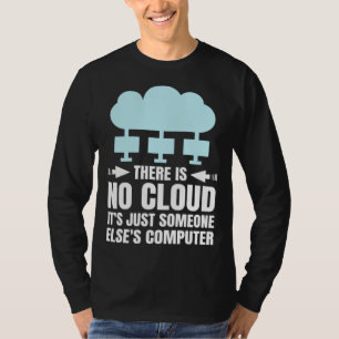 Funny Cloud Computing Design for Programmer Develo T-Shirt