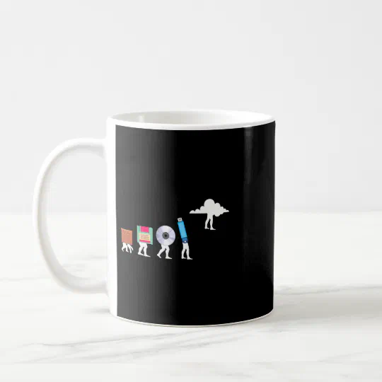 Funny Cloud Evolution Computer Science Programmer  Coffee Mug