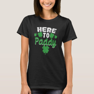 Funny Clovers Stamp St Patrick's Day Irish Here To T-Shirt