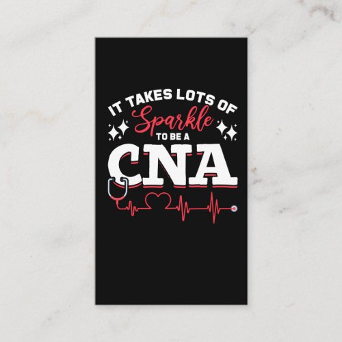 Funny CNA Nurse Certified Nursing Assistant Business Card